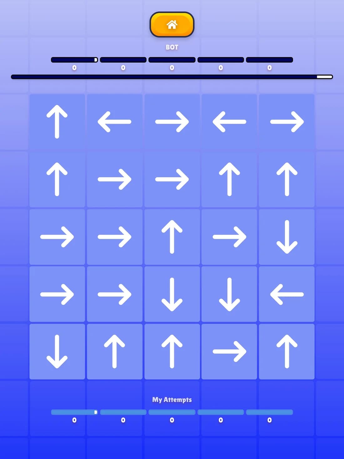 Playing Arrows against a bot